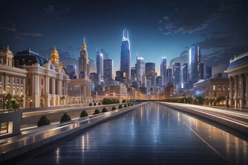 Obraz premium From the sleek and modern to the historic and ornate, the city's 