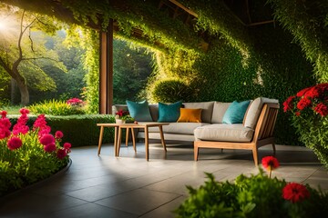 Obraz premium garden in the garden