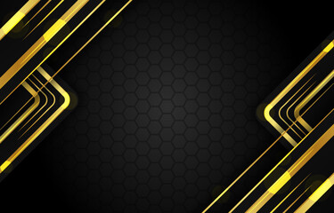 Black and Gold Background Design