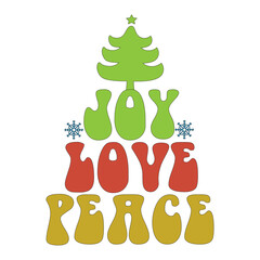 Peace Love Joy svg design