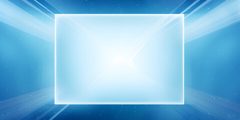 Abstract blue background design with copy space inside