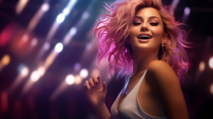 Naklejka premium beautiful girl
