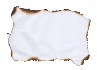 Stylish Burned Paper Edge Transparent