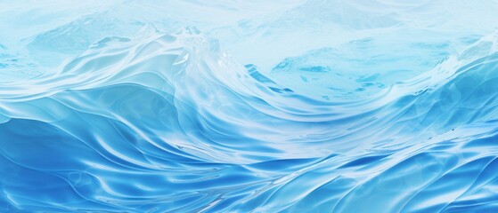 Light Blue Water Wave Texture: Natural Beauty