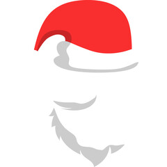 Santa Claus Hat and Beard