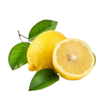 Fruit Lemons isolate no background