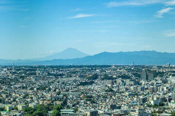 神奈川県横浜市みなとみらいの都市風景