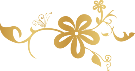 Decorative swirls dividers, old text delimiter, golden calligraphic swirl ornaments,  vintage divider