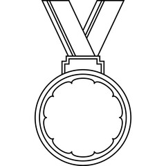 Medal Line Icon