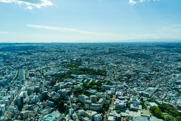 神奈川県横浜市みなとみらいの都市風景