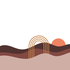 Boho Aesthetic Footer