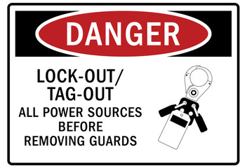 Multiple power source warning sign and labels this equipment is powered by more than one source