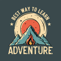 Adventure T-shirt Design