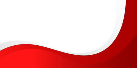 Abstract red wavy business style background. Vector illustration