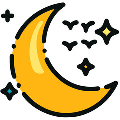 Cute cartoon spooky characters and elements