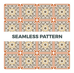 Seamless geometric patterns illustration design