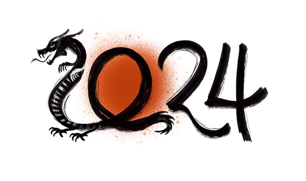 Chinesischer Drache, Neujahr, 2024, China