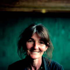 Eastern Europe middle-age woman smiling
