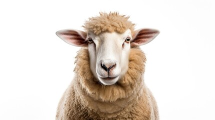 Obraz premium sheep isolated on white BG