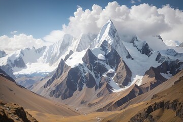 High mountains of Peru