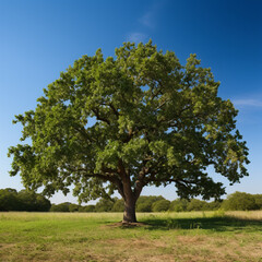 Fototapeta na wymiar green oak red oak farming tive