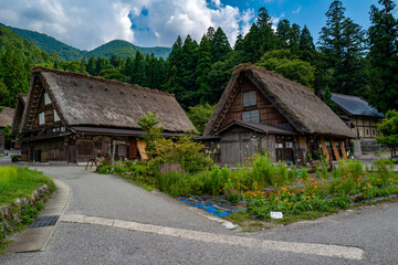 Fototapeta na wymiar Asia, Japan, Shirakawa historic village at Ōno, Gifu