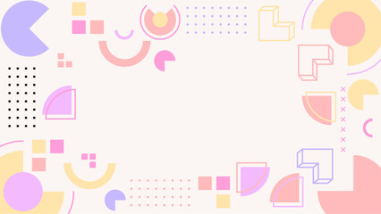 Abstract flat design of abstract background