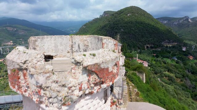 Finalborgo's Ancient Ligurian Castle in Italy