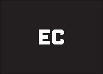 ec letter logo and monogram design
