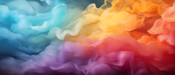 Modern abstract art soft background. Bright and clean creative illustration. Cloud, fog, mist and smoke design element - obrazy, fototapety, plakaty