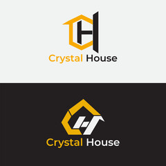 Letter CH Big Group, Real Estate, Building and Construction Logo Vector