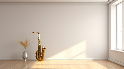 Contemporary Harmony: Empty Room Jazz with a Saxophone Touch