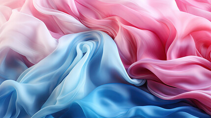 Fototapeta premium Colorful Elegant Pastel Swirl of Blue and Pink Marble Painting Design background