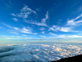 富士山からの景色