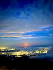 富士山からの夜景