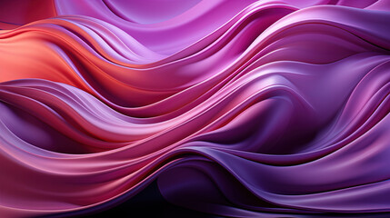 Digital Abstract Pink and Purple Acrylic Paint Liquid Wavy Pattern Background