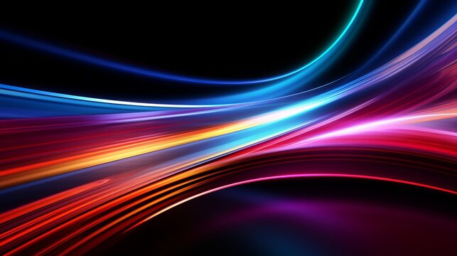 abstract background with moving lines in speed, Colorful backdrop background flow fluid digital splash, neon colors, , light in motion, 