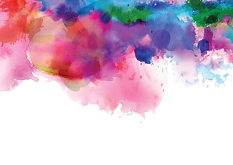 Hand painter colors watercolor stain texture background