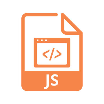 JS File Icon. Vector File Format. JS File Extension Modern Flat Design
