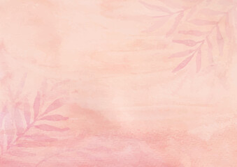 Spring floral watercolor background 