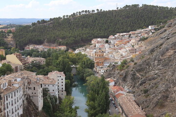 Fototapeta na wymiar Cuenca, Spain. View over the old town