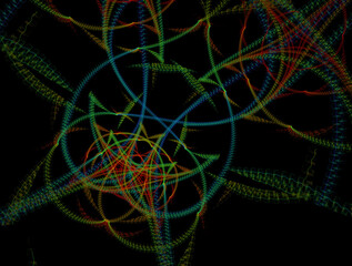 Imaginatory fractal abstract background Image