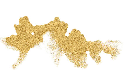 Gold decor glitter texture brush