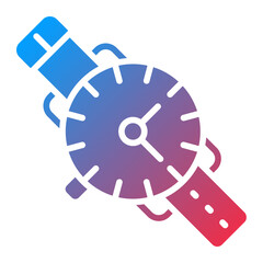 Vector Design Wristwatch Icon Style