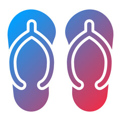 Vector Design Flip Flop Icon Style
