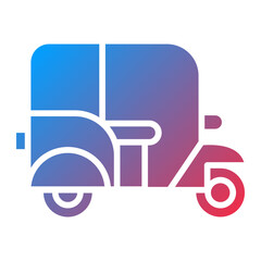 Vector Design Tuk Tuk Icon Style