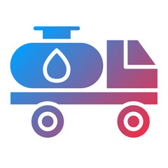 Vector Design Water Tanker Icon Style