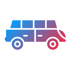 Vector Design Limousine Icon Style