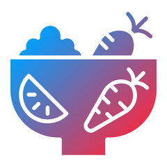 Vector Design Fresh Ingredients Icon Style