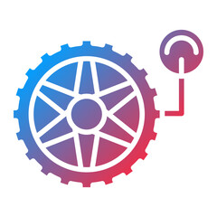 Vector Design Tire Maintenance Icon Style